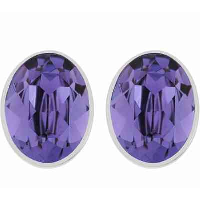 Swarovski Bis Purple Earrings Swarovski Bis Purple Earrings