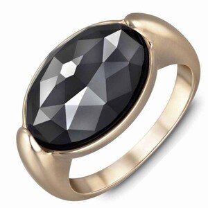 Swarovski Vanilla Jet Hematite ring Swarovski Vanilla Jet Hematite ring