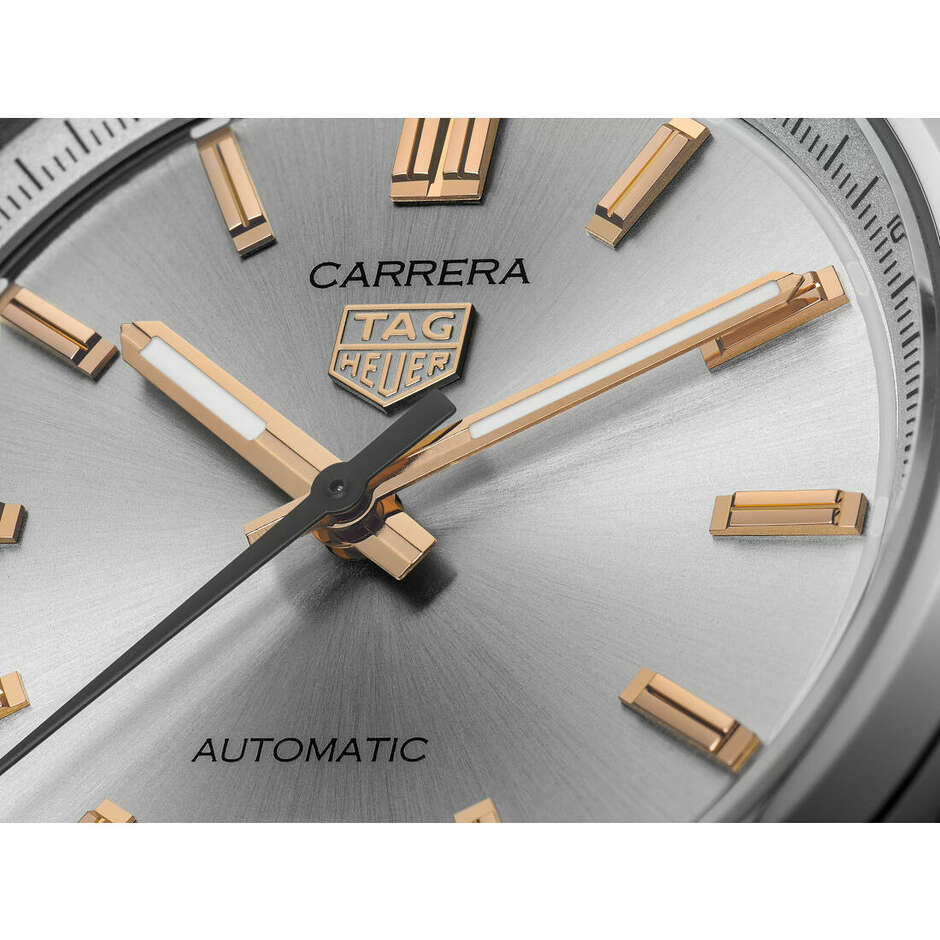 Tag Heuer Carrera 36mm silver dial watch