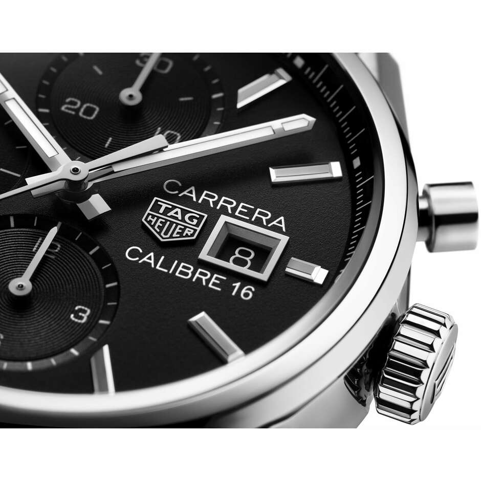Orologio Tag Heuer Carrera Calibro 16 Nero