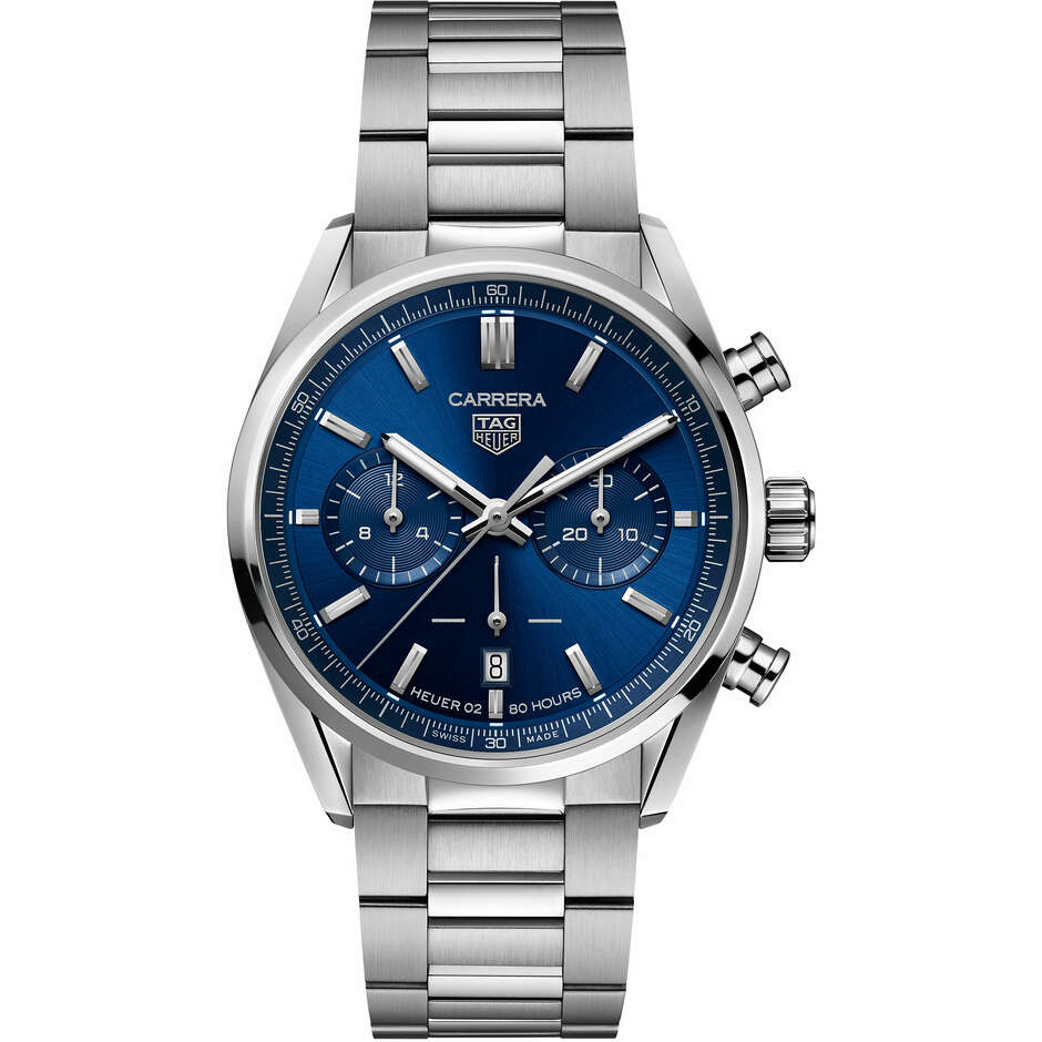 Tag Heuer Carrera Caliber Heuer 02 Blue Chronograph Watch