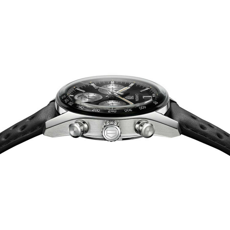 Tag Heuer Carrera chronograph Glassbox black watch