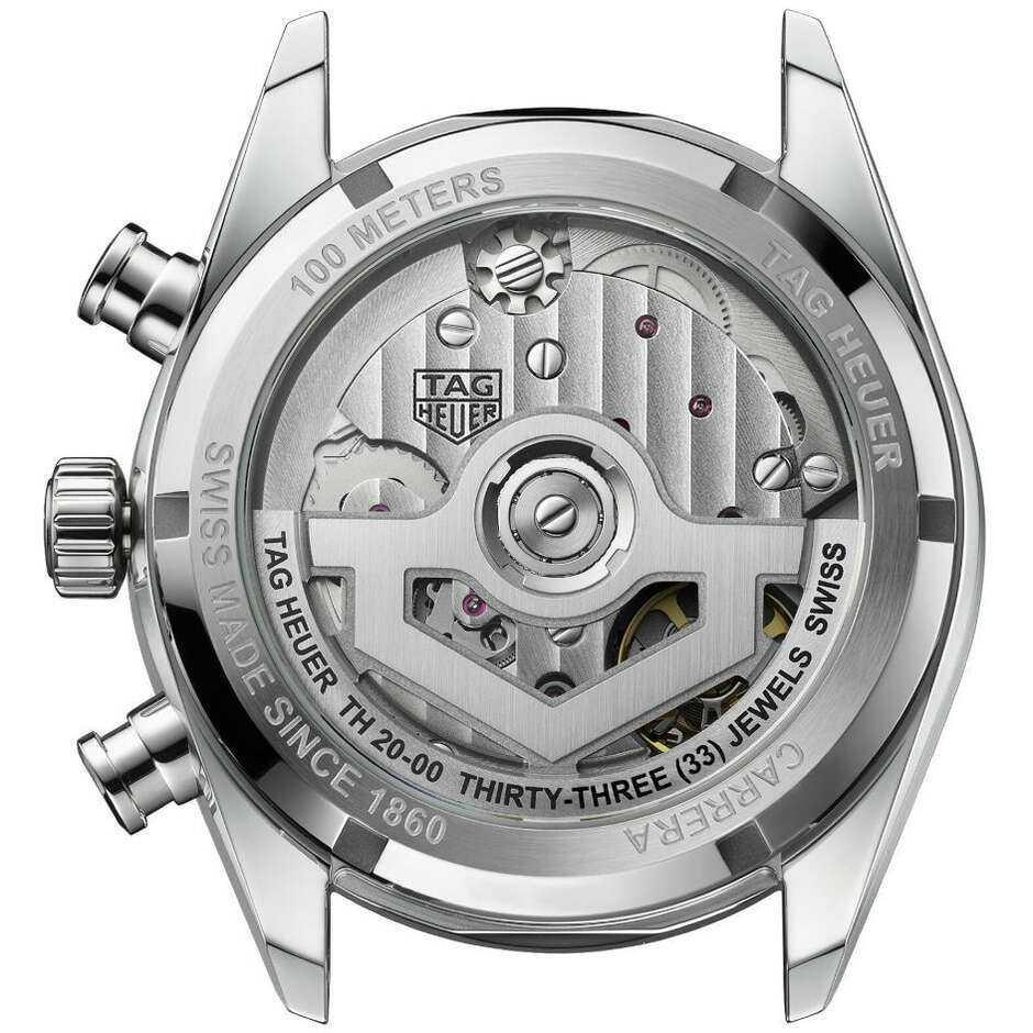 Tag Heuer Carrera chronograph Glassbox blue watch