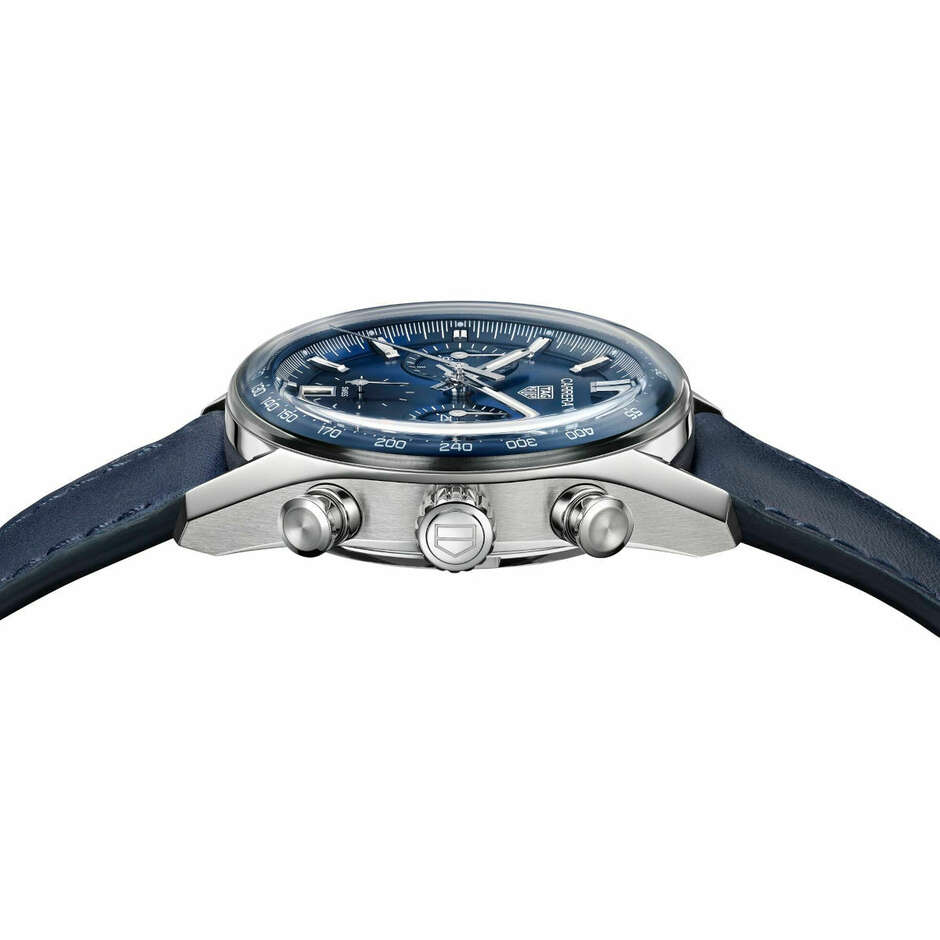 Tag Heuer Carrera chronograph Glassbox blue watch