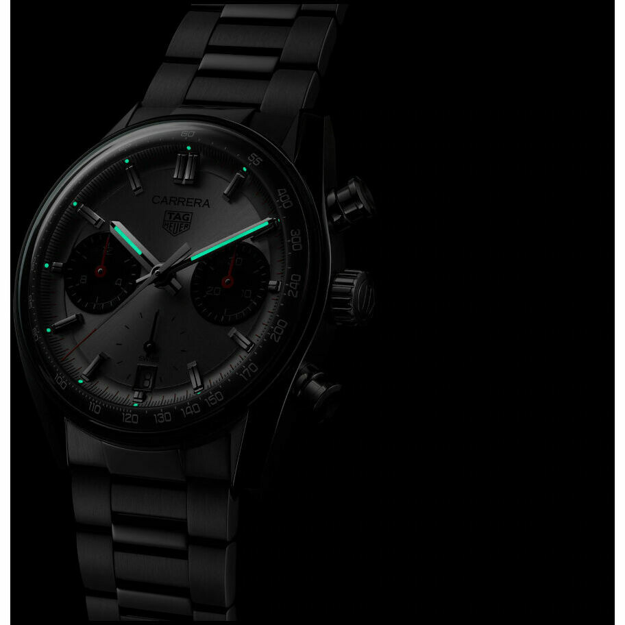 Tag Heuer Carrera chronograph Glassbox panda watch