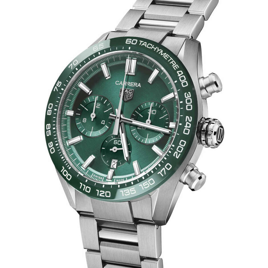 Tag Heuer Carrera Chronograph Heuer 02 Green Watch