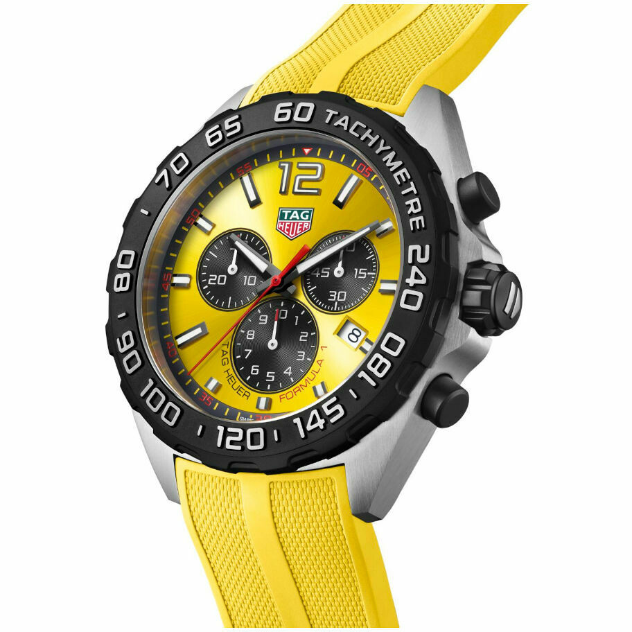 Tag Heuer Formula 1 Chronograph Quartz Yellow Watch