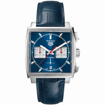 Tag Heuer Monaco blue watch Tag Heuer Monaco blue watch