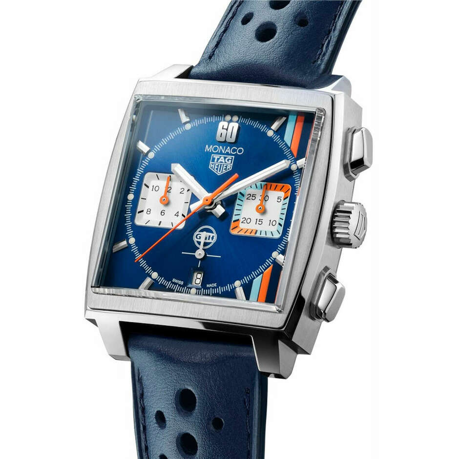 Tag Heuer Monaco Gulf Edition Heuer caliber 02 watch