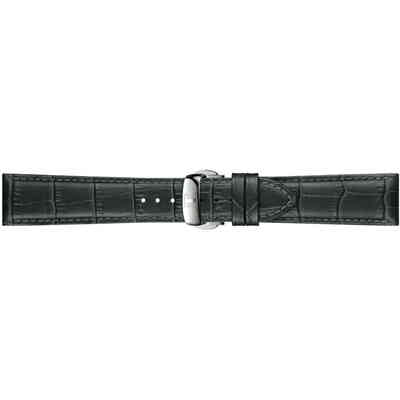 Tissot 21mm gray leather strap Tissot 21mm gray leather strap
