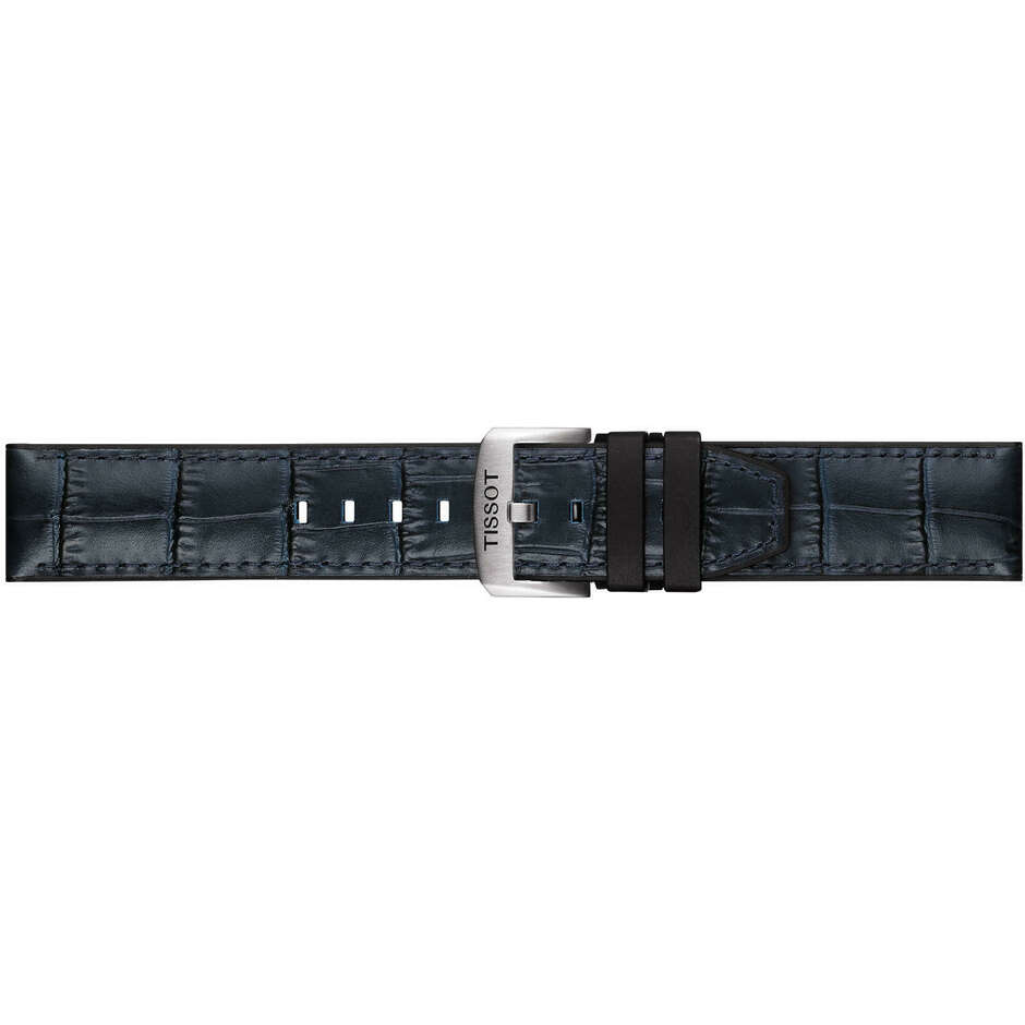 Tissot 22mm Blue Leather Strap