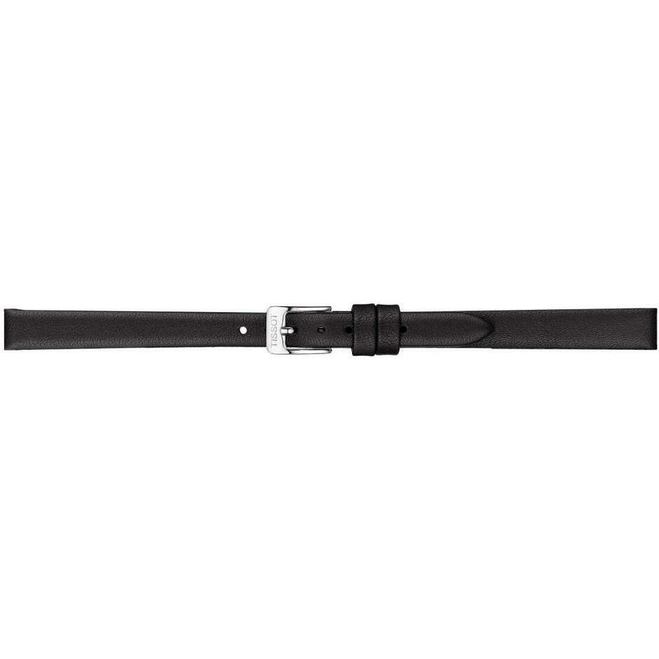 Tissot 9mm black leather strap