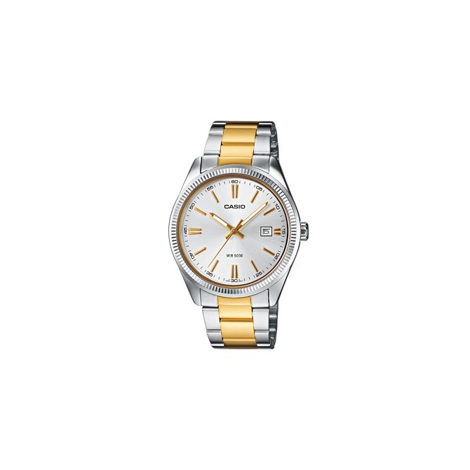 Two-tone men's Casio watch