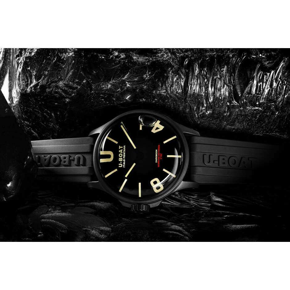 U-Boat Darkmoon black watch with 40 mm PVD case