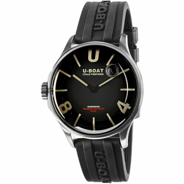 U-Boat Darkmoon black watch with 40 mm PVD case