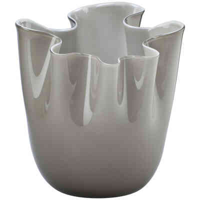 Venini Black Fazzoletto Vase 700.02