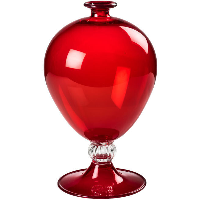 Venini Veronese red vase