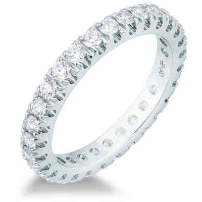 Veretta eternity Mirco Visconti in oro bianco e diamanti