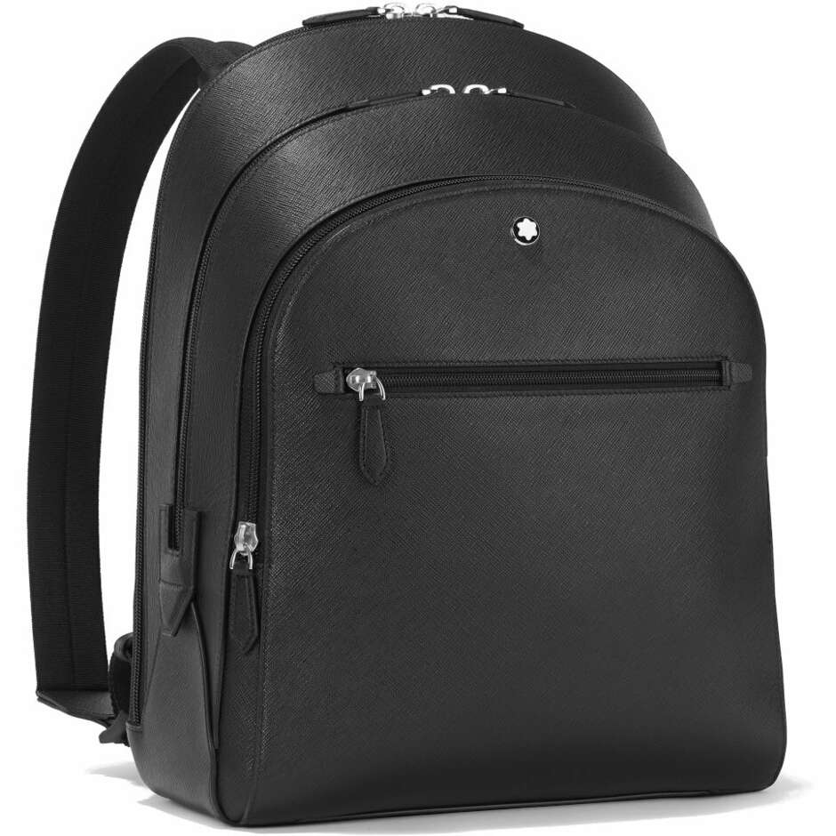 Zaino in pelle Montblanc Sartorial 3 scomparti medio
