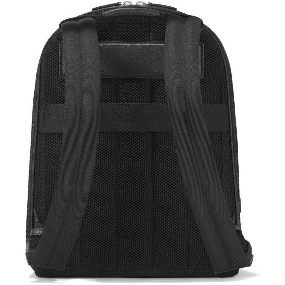 Zaino in pelle Montblanc Sartorial 3 scomparti medio